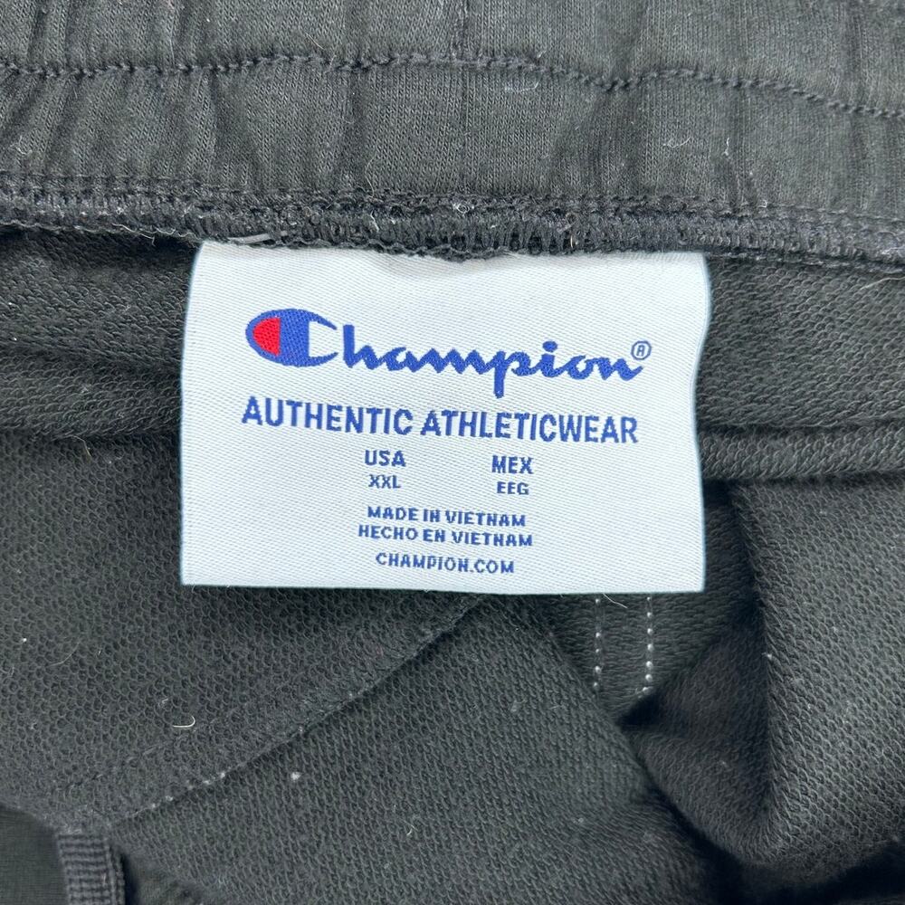 Champion Mens Athletic Track Joggers with Sporty Stripe Active Black/White XXL - Picture 12 of 16